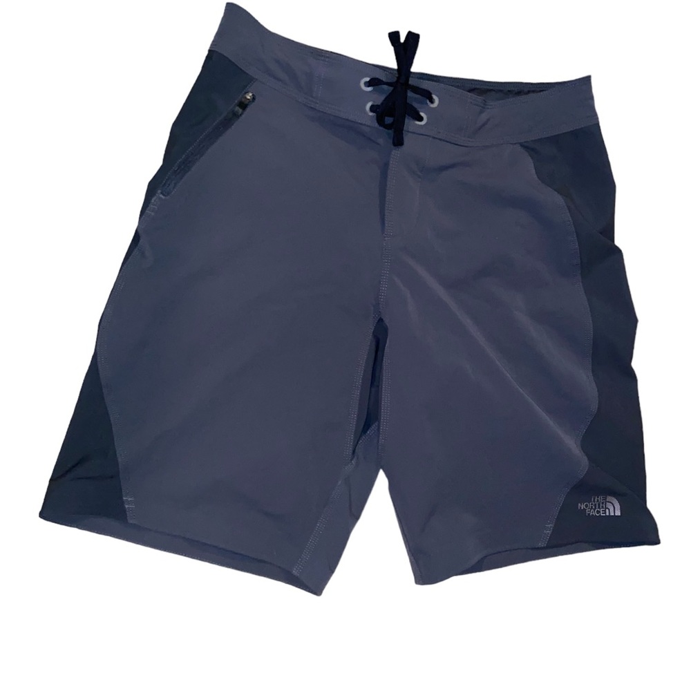 The North Face Mens 32 Hiking Gray Board Shorts